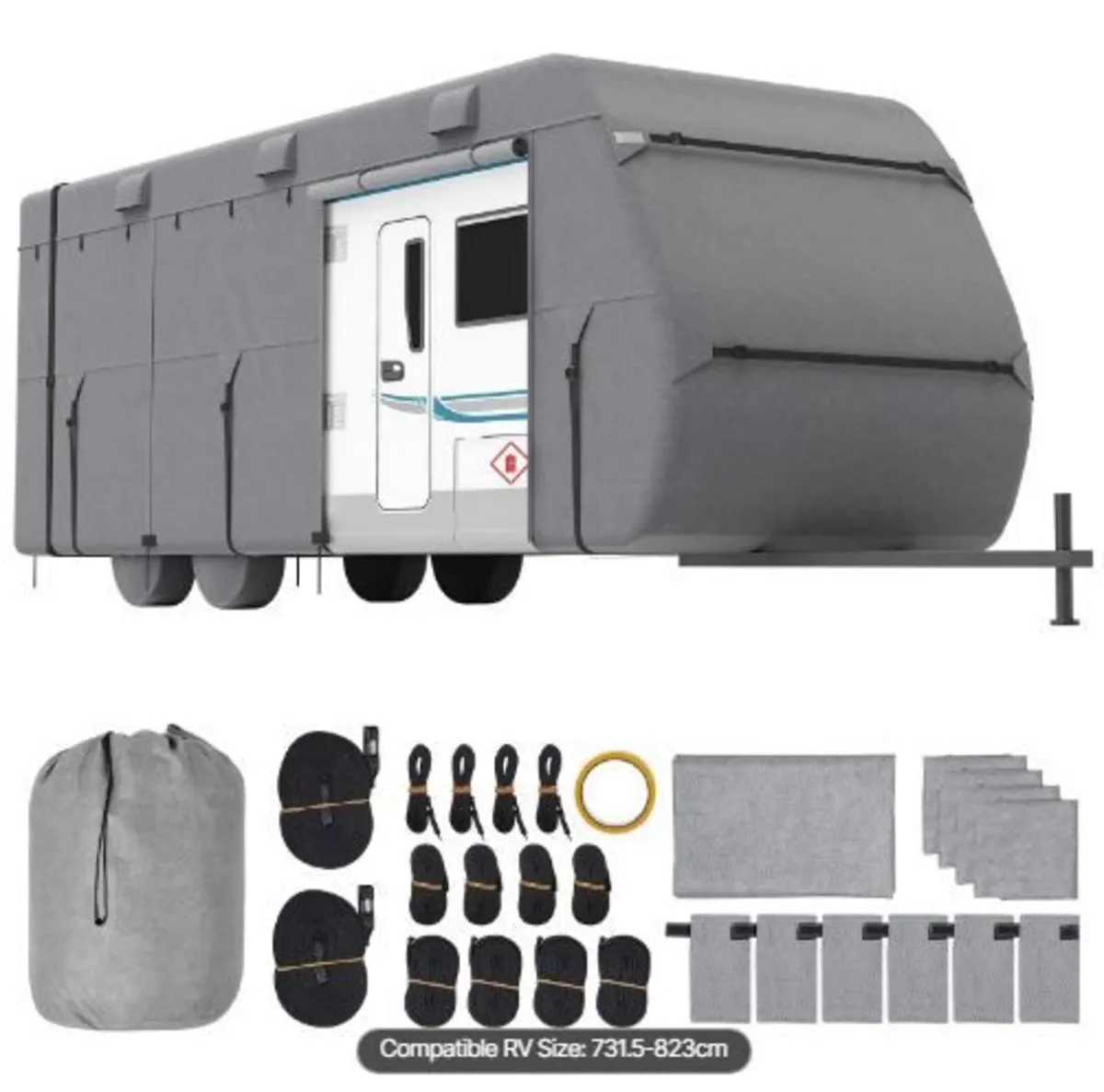 Trailer Travel RV Cover 731.5-823 cm - Image 4