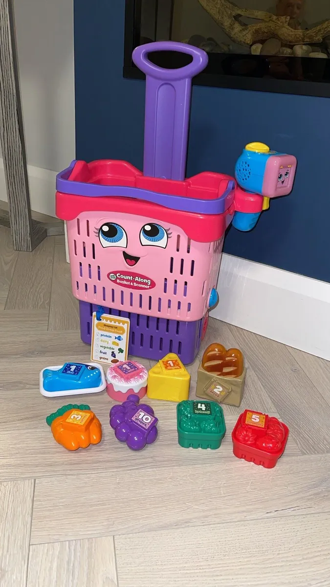 LeapFrog Count Along Basket and Scanner Pink - Image 2