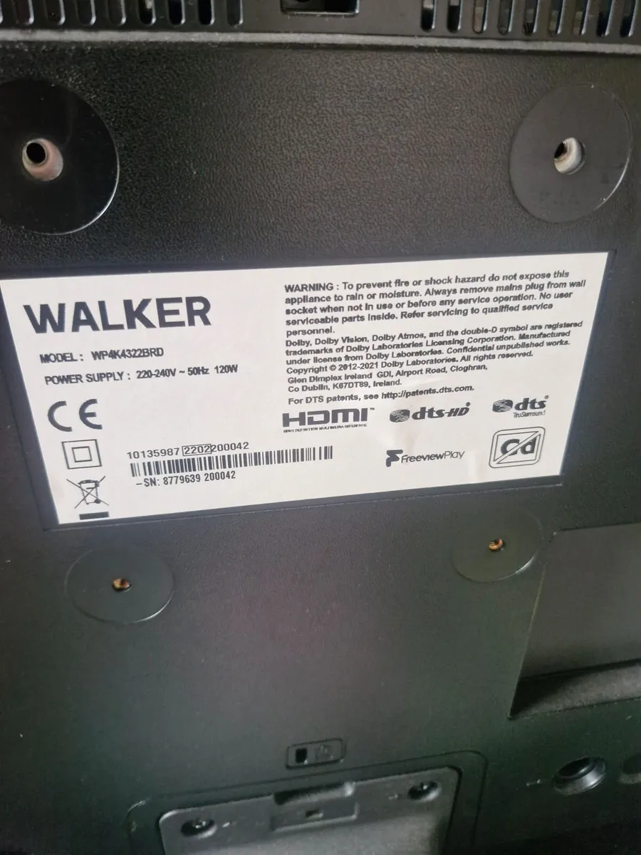 Walker 4K 43 Smart Tv - Image 2
