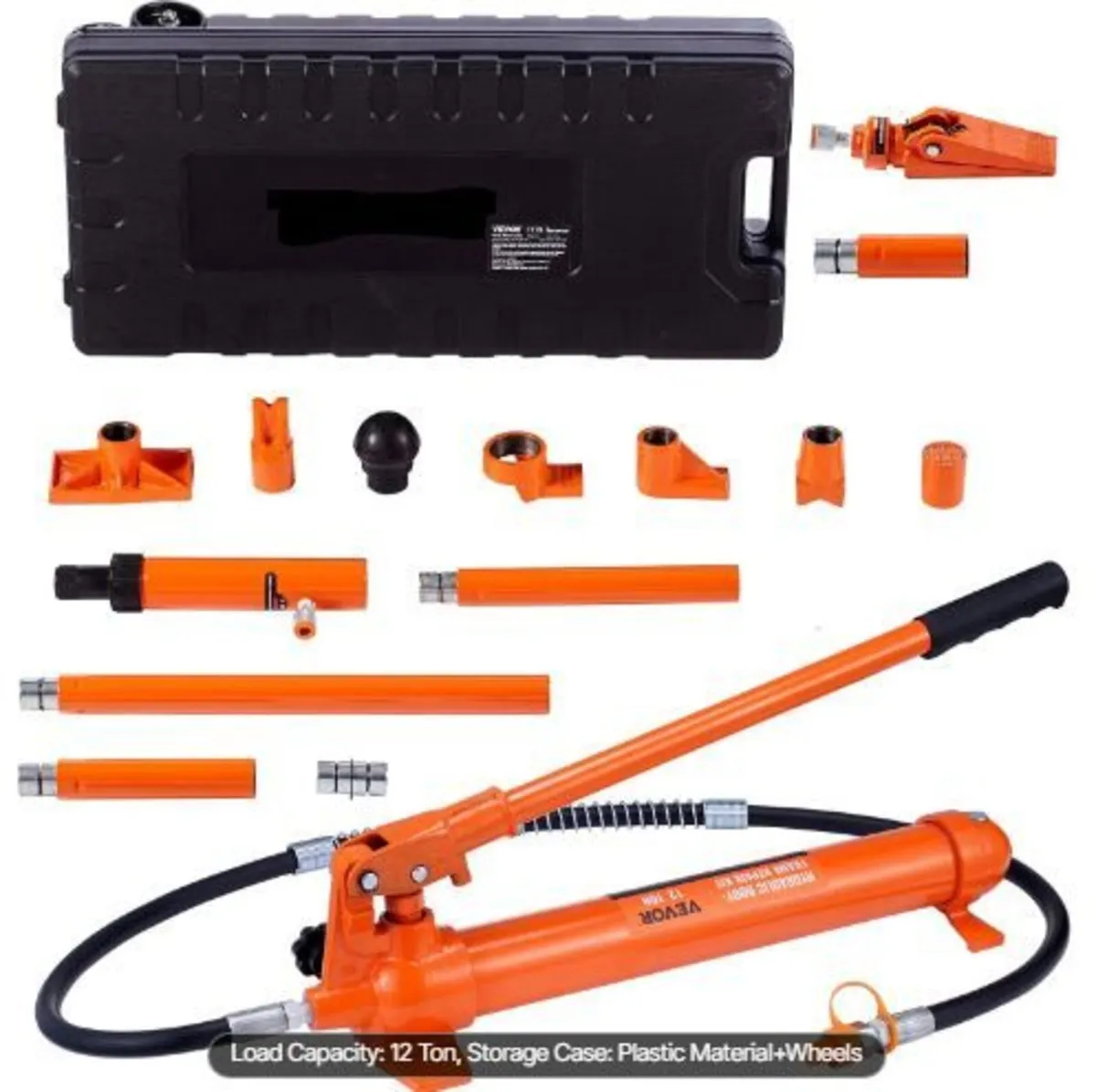 12 Ton Porta Power Kit, Hydraulic Ram with Pump - Image 4
