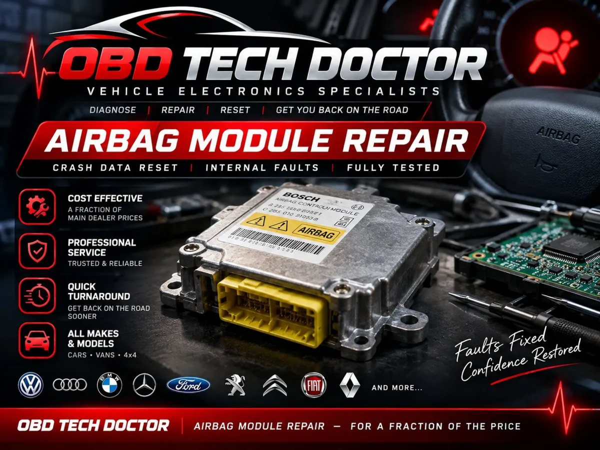 Airbag ECU Crash Data Reset Ireland - Image 1