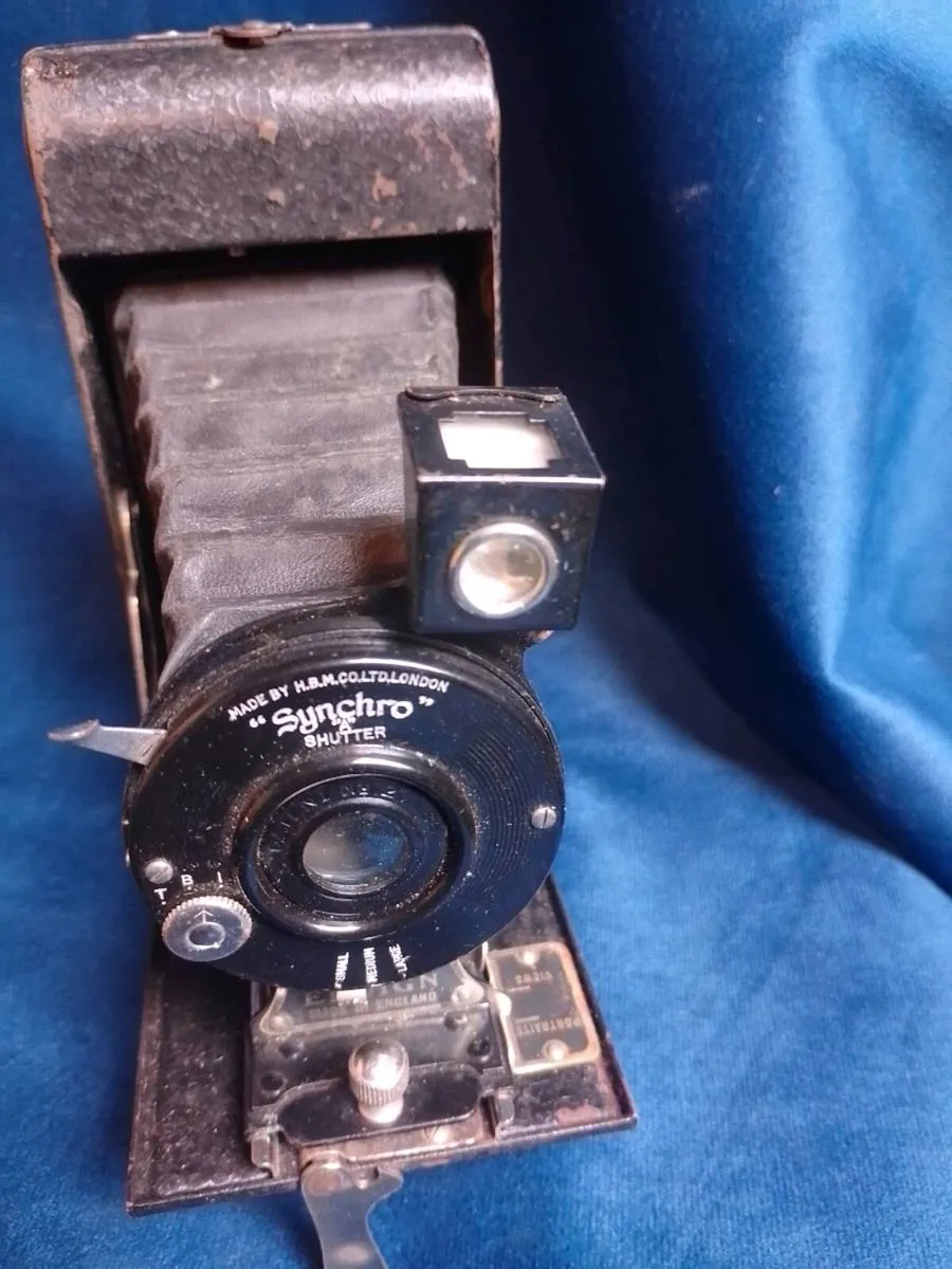 Pair of Vintage Folding Bellows Cameras Kodak Six- - Image 3