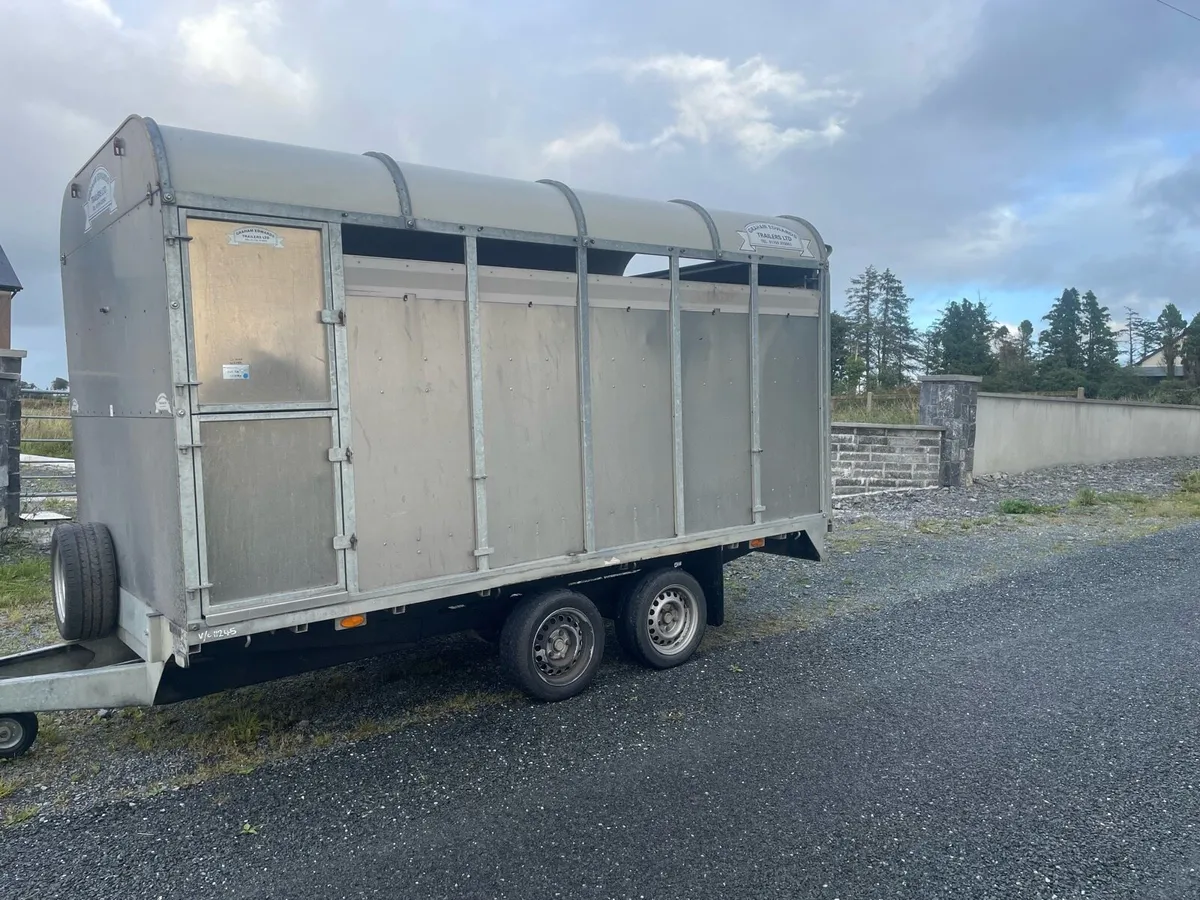 GRAHAM EDWARDS 12X6 CATTLE TRAILER - Image 1