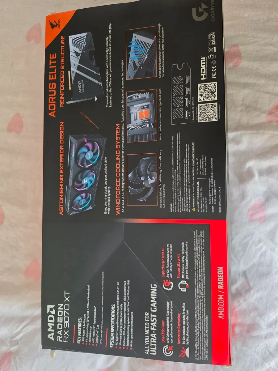 Gigabyte AORUS Radeon 9070 XT Elite - Image 3