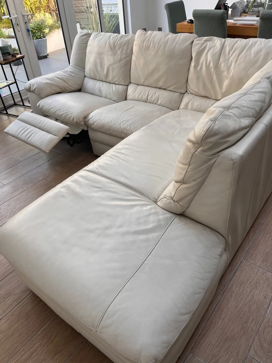 Corner leather sofa - Image 3