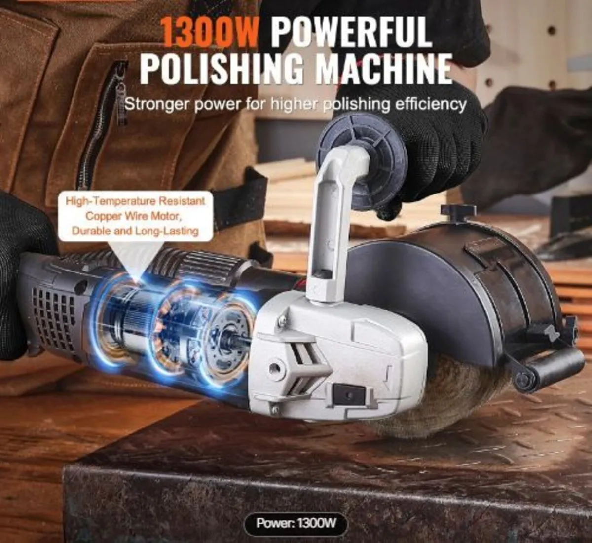 Burnishing Polishing Machine, 1300W - Image 3