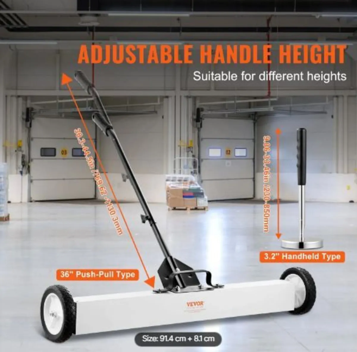 36-Inch Magnetic Sweeper with Wheels - Image 4