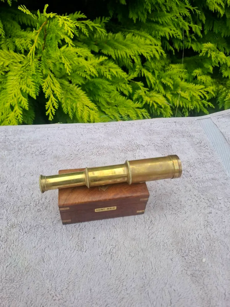 Small brass telescope