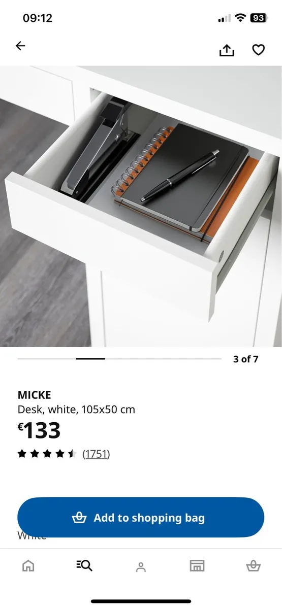 IKEA desk - FREE FOR COLLECTION - Image 3
