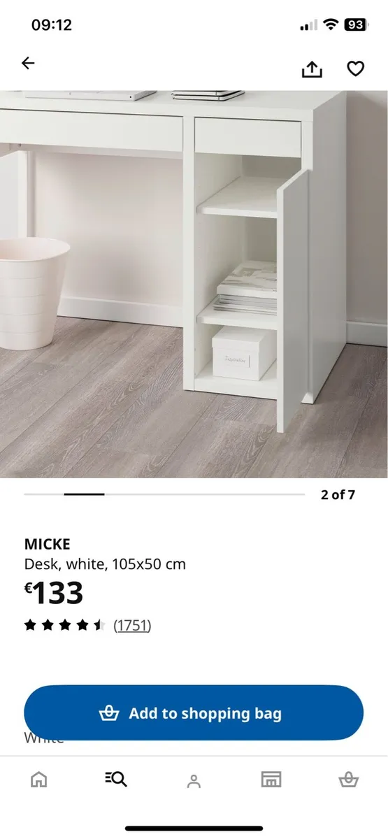 IKEA desk - FREE FOR COLLECTION - Image 4