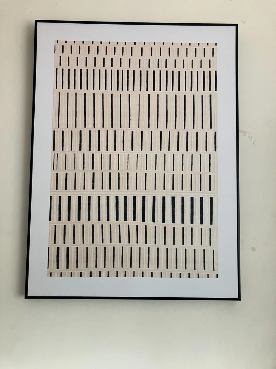 New Contemporary Framed Canvas Picture - Image 1