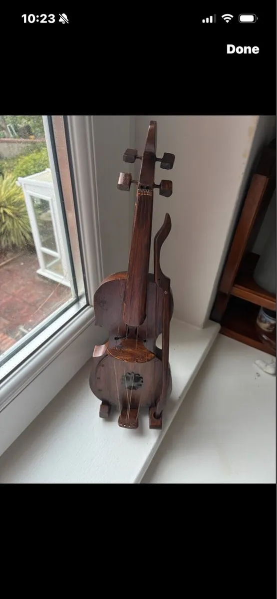Double Bass Timber Display - Image 1