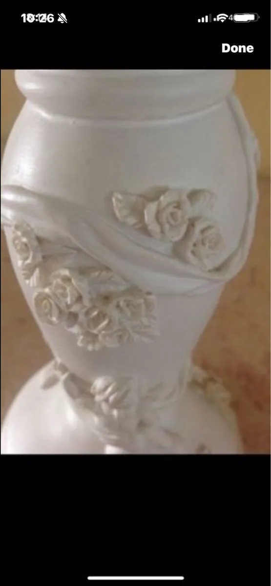 Cherub & Roses Candlestick Set - Image 4