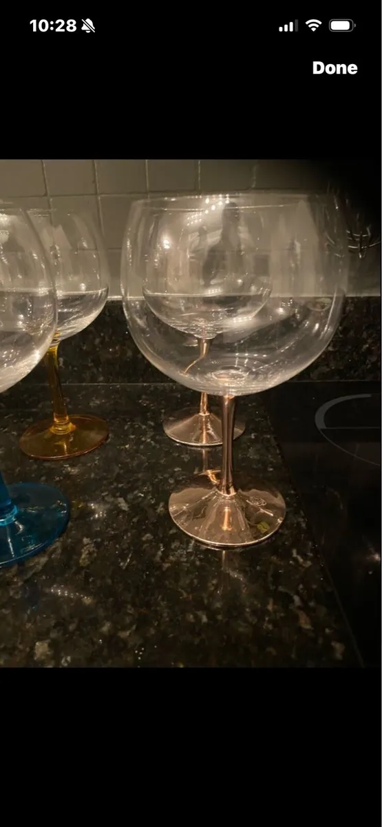 Large Gin Glasses (4) - Image 2