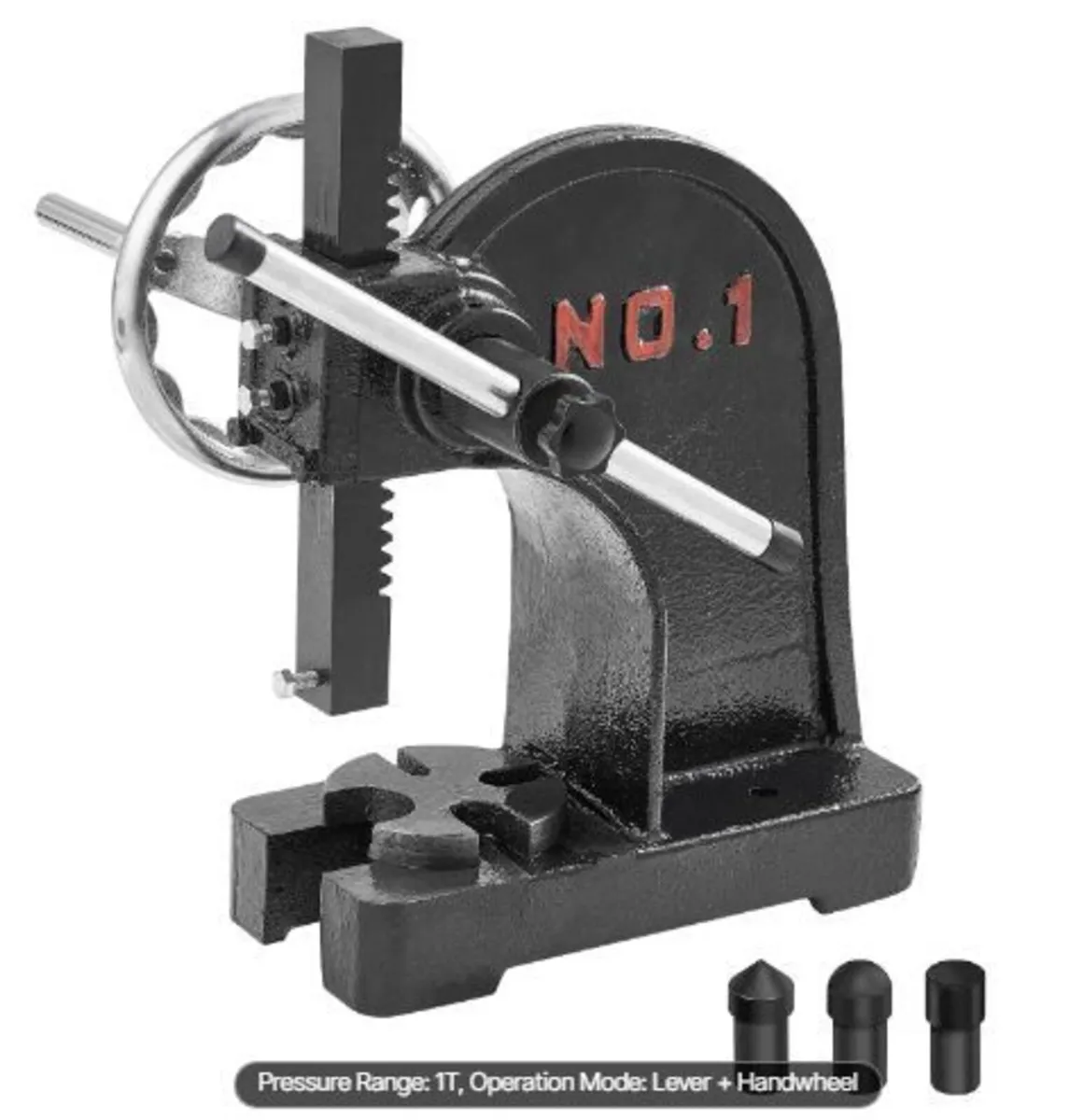 Arbor Press, 1 Ton Manual with Handwheel - Image 3