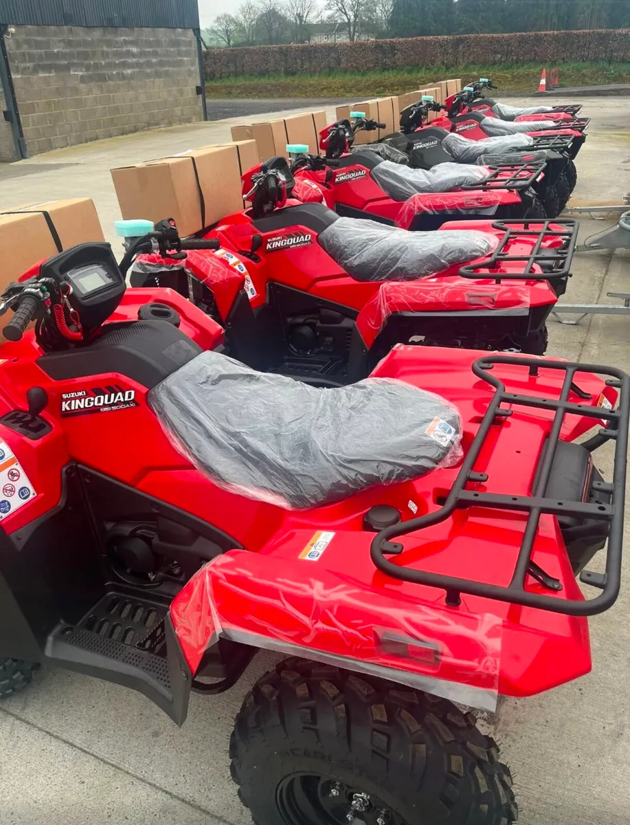 NEW Suzuki KingQuads @ Inchaquire Industries - Image 1