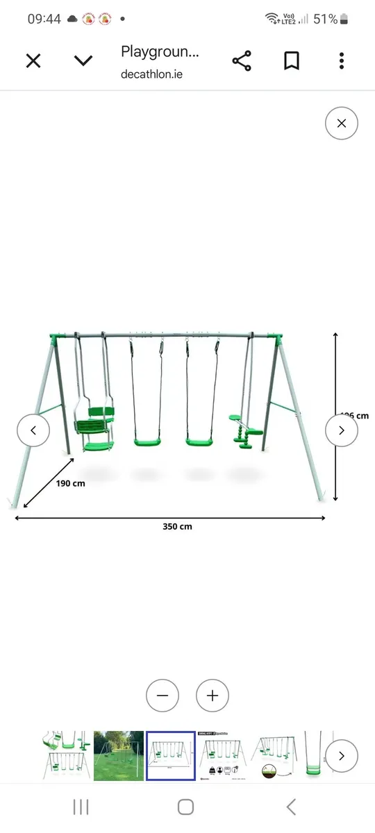 Kids Swing set - Image 3
