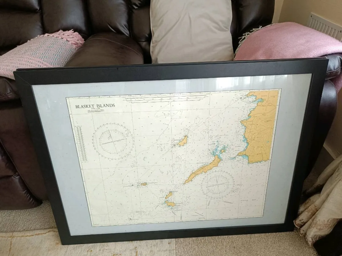 Dingle Peninsula Framed Charts - Image 1