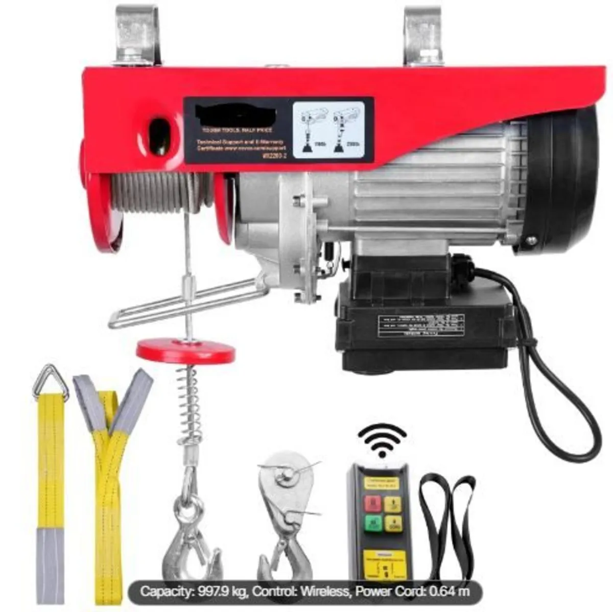 Electric Hoist 2200 lb Electric Winch - Image 1