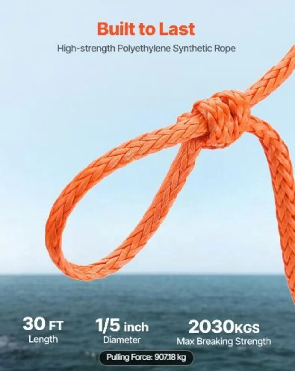 Electric Boat Winch, 12V DC 300W - Image 2