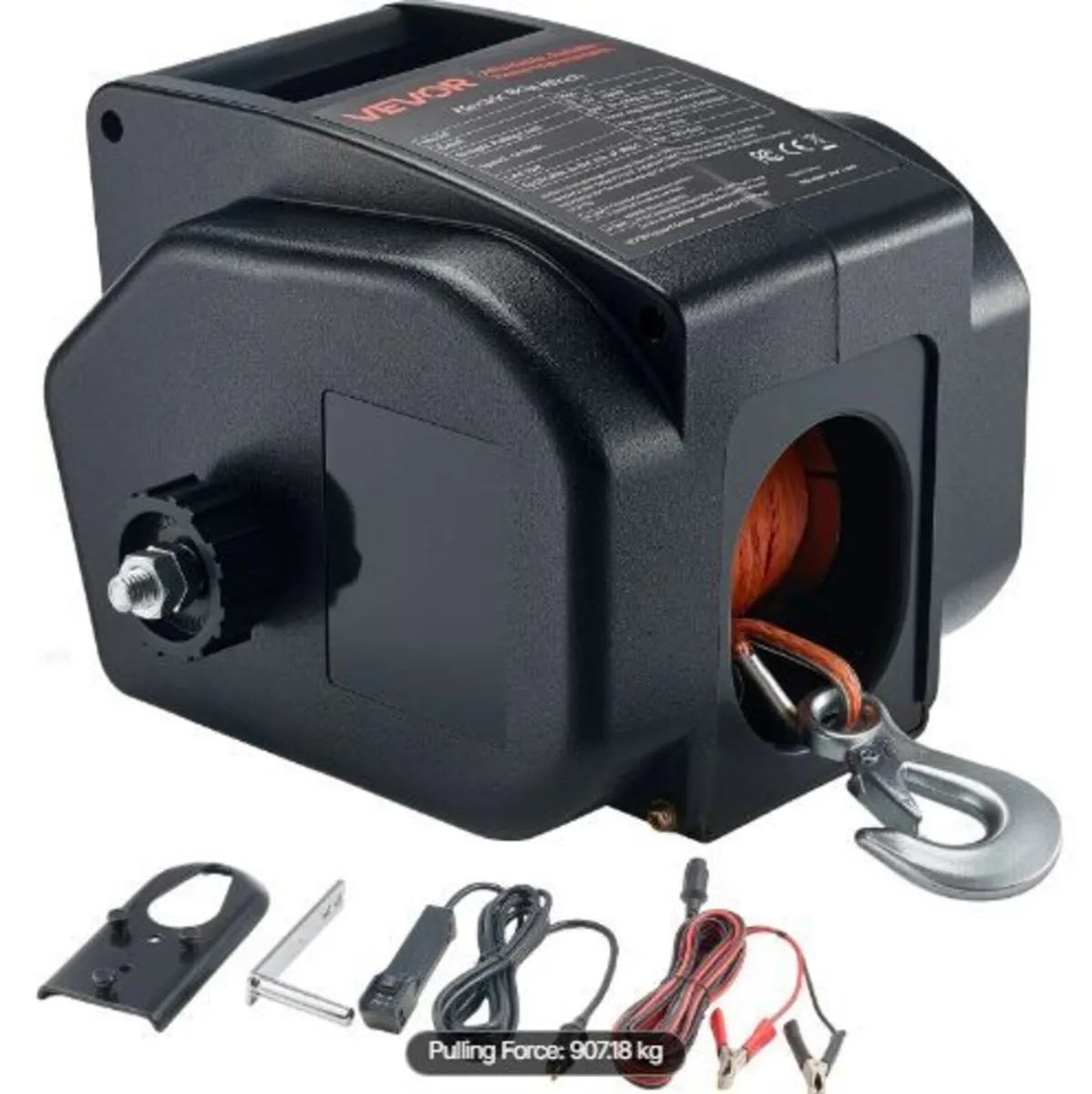 Electric Boat Winch, 12V DC 300W - Image 3