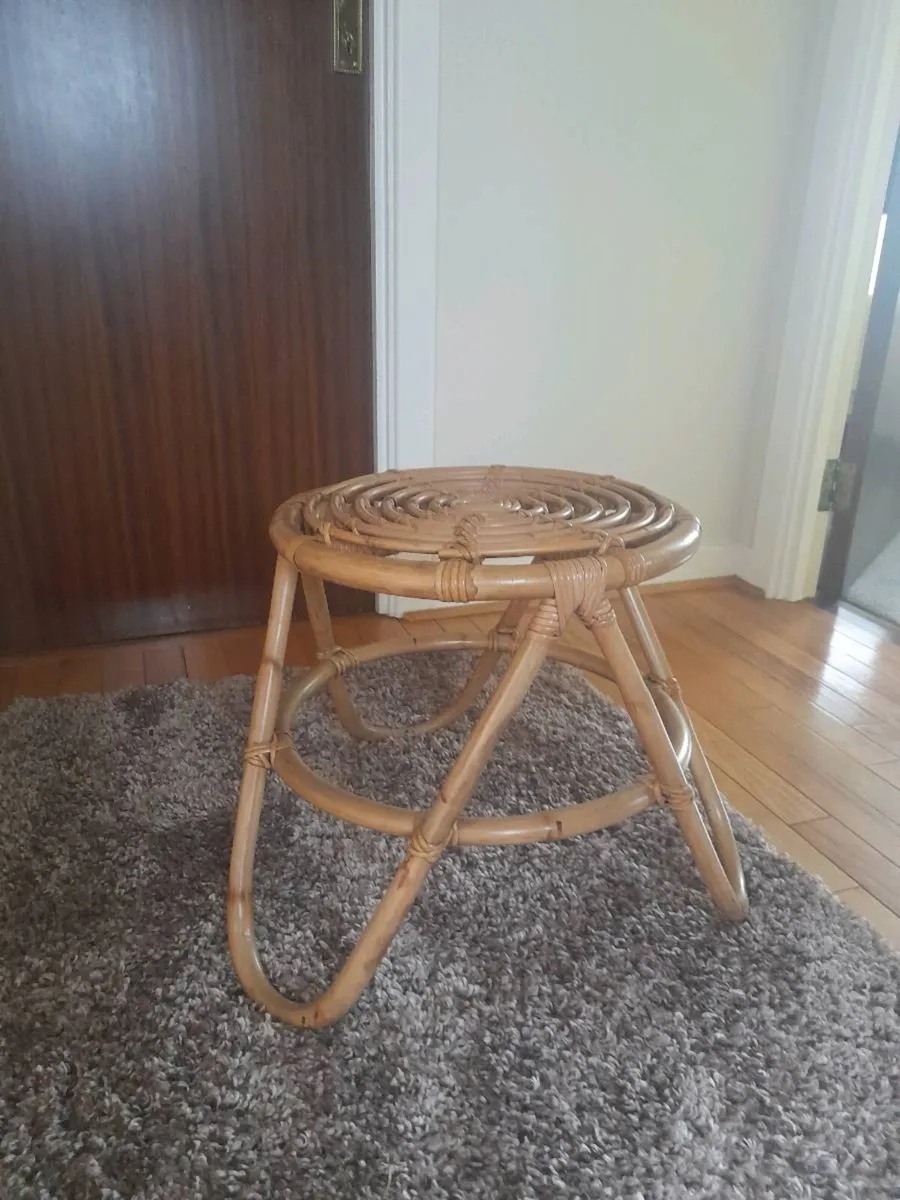 Round Cane Table - Image 2