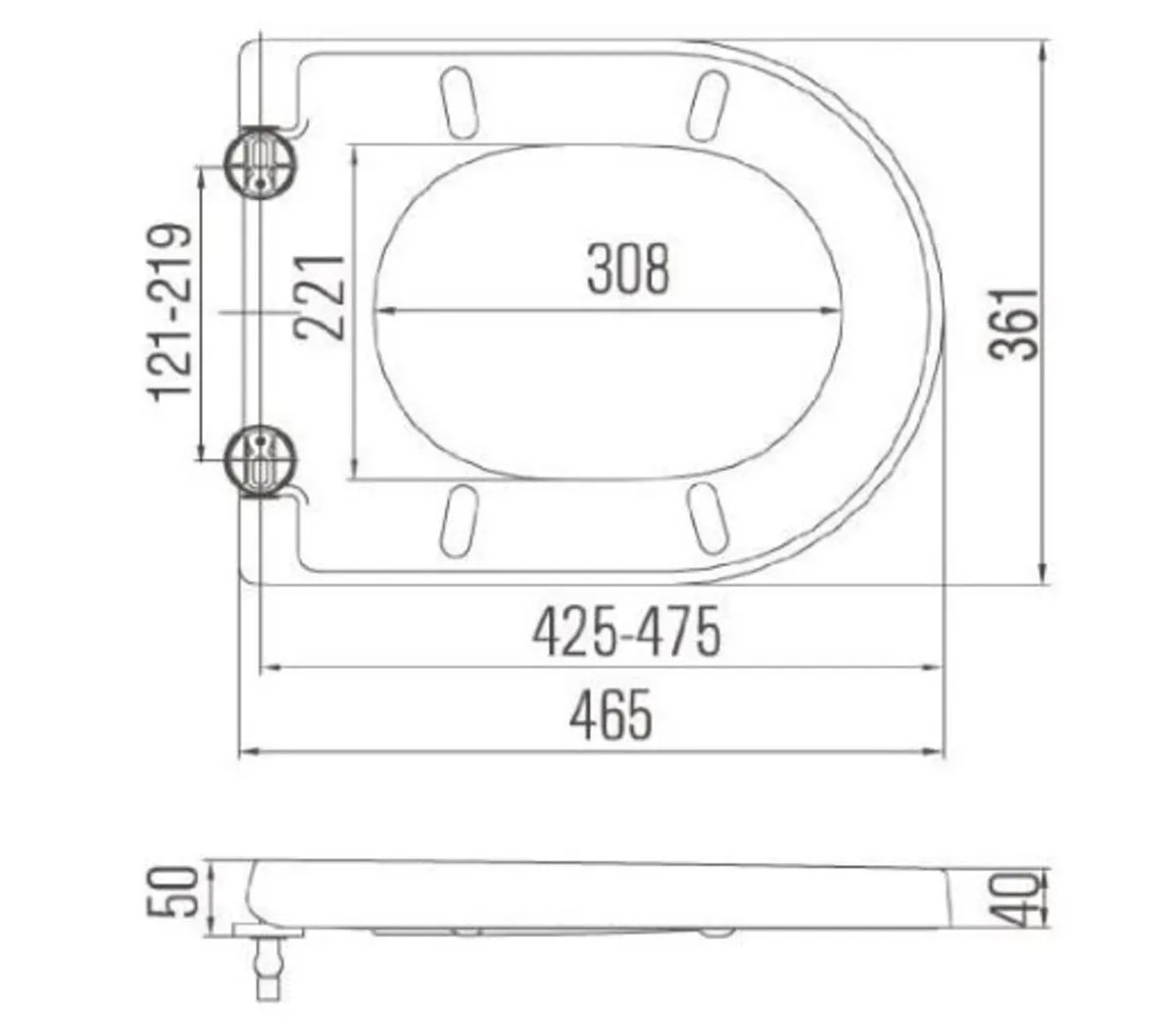 Soft Close Toilet Seat Lid Cover - Image 4