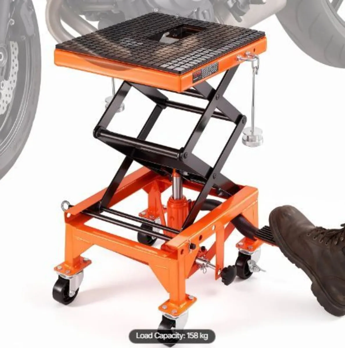 Hydraulic Motorcycle Lift Table 158.8 kg - Image 1