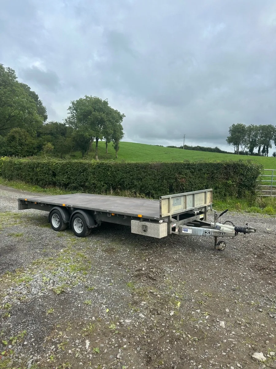 2020 Ifor Williams 16ft Flat Trailer - Image 1