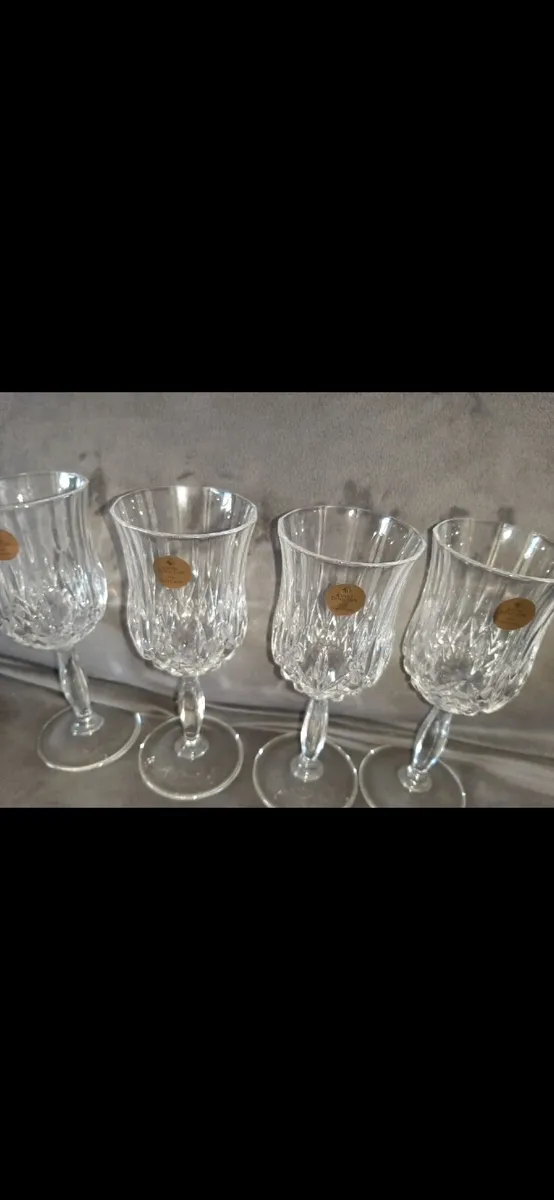 Set of 4 wine goblets by Royal Doulton - Image 3