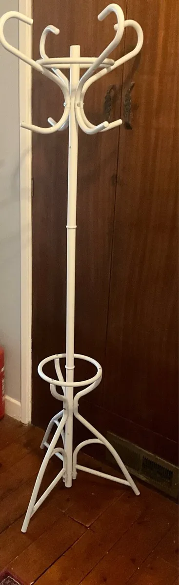 Tall White Coat Rack - Image 3