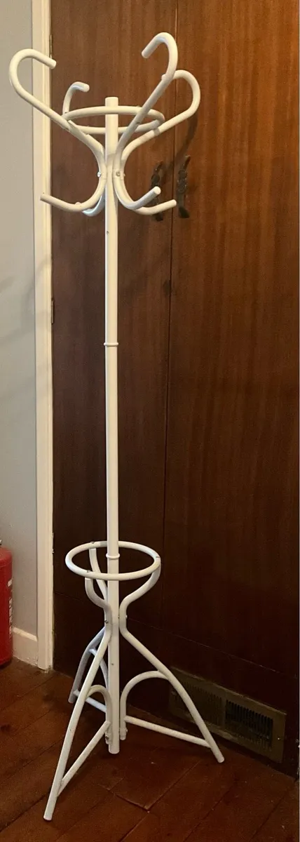 Tall White Coat Rack - Image 4