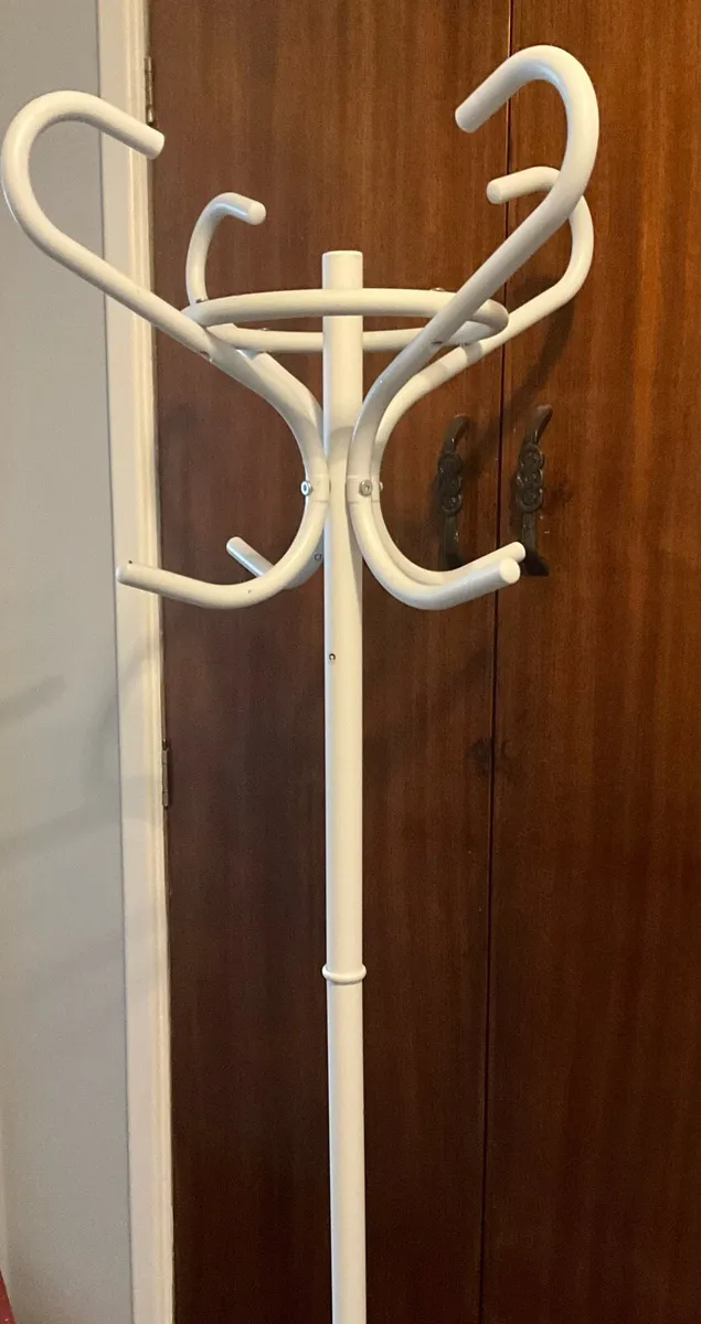 Tall White Coat Rack - Image 2