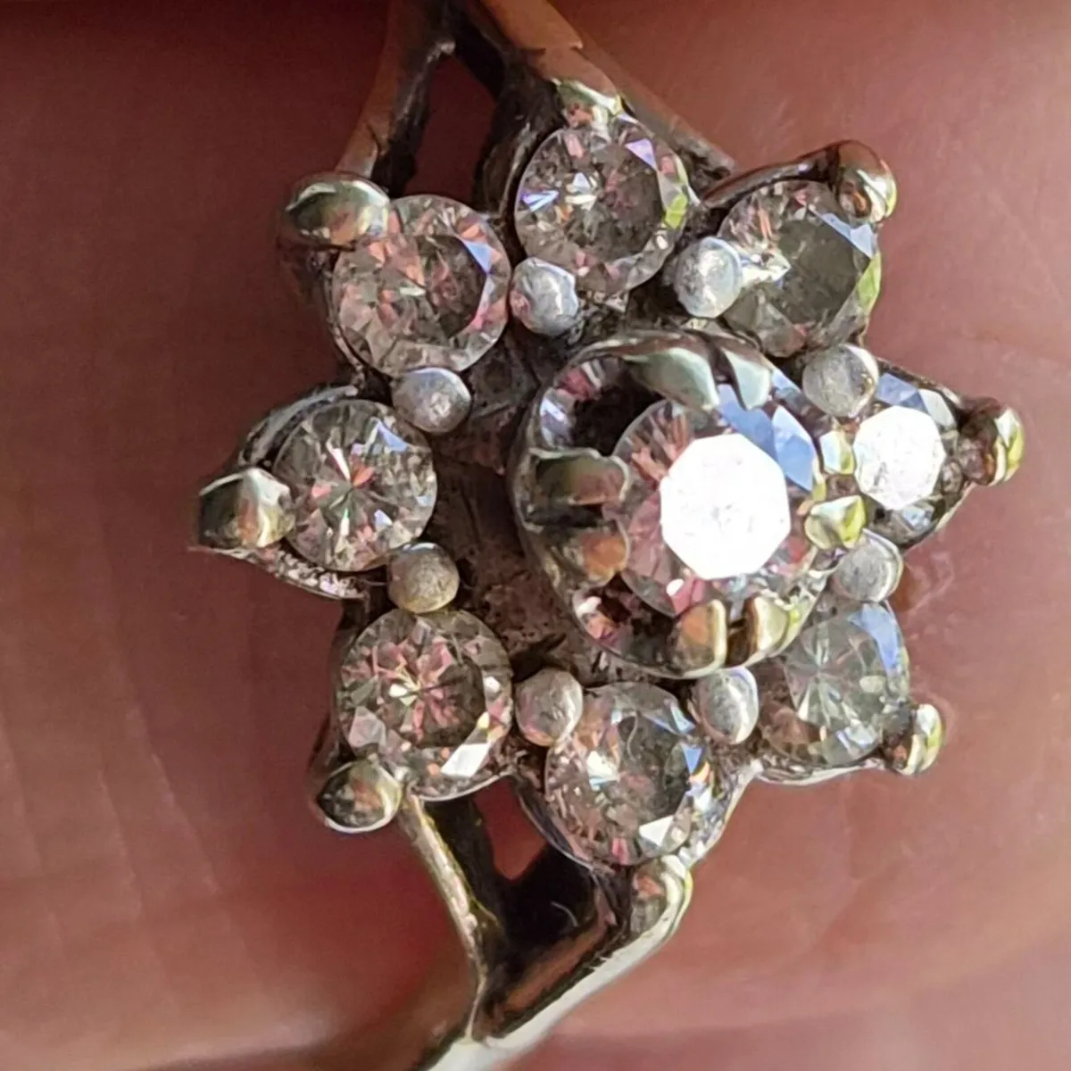 Vintage diamond ring - Image 1