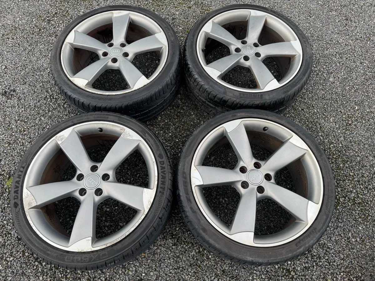20’ GENUINE AUDI TTRS ALLOYS & TYRES - Image 1