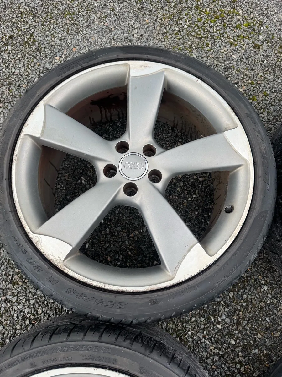 20’ GENUINE AUDI TTRS ALLOYS & TYRES - Image 2