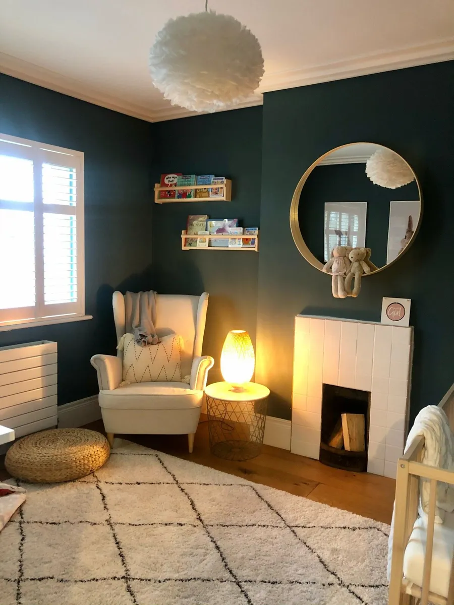 Ikea Stockholm Mirror Round Oak - Image 3