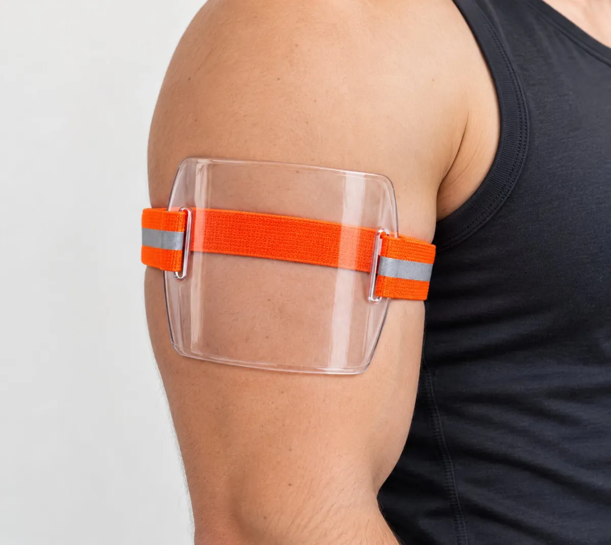 High Visibility Security Armband with Horizontal I - Image 2