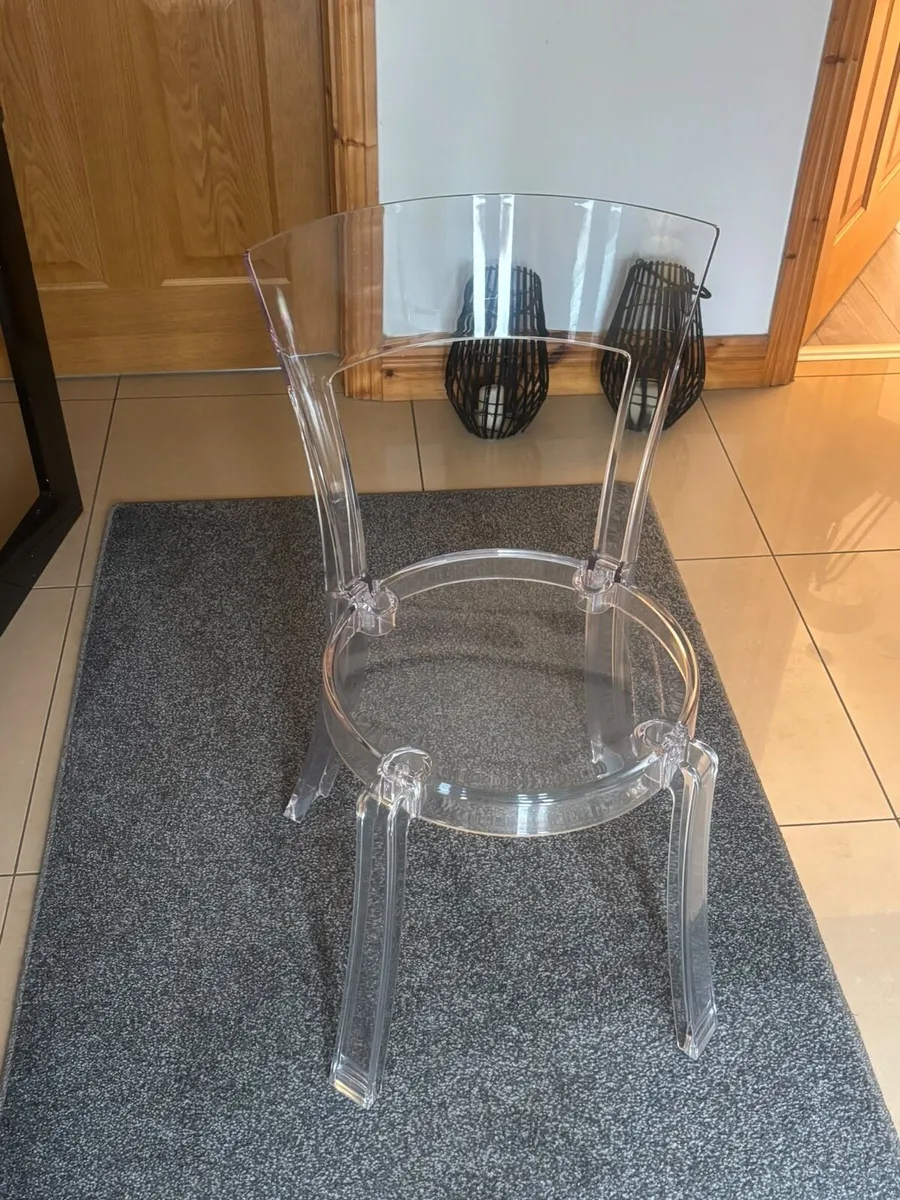 IKEA acrylic desk chair - Image 1