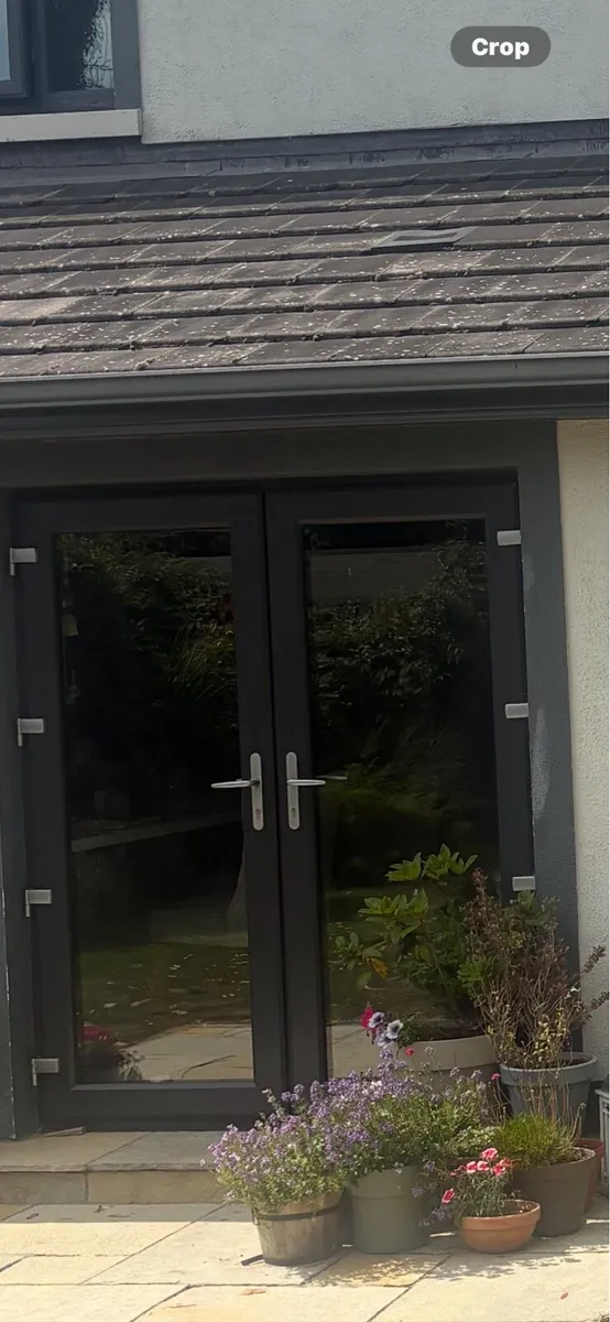 Two anthracite (grey) uPVC doors and one window - Image 2