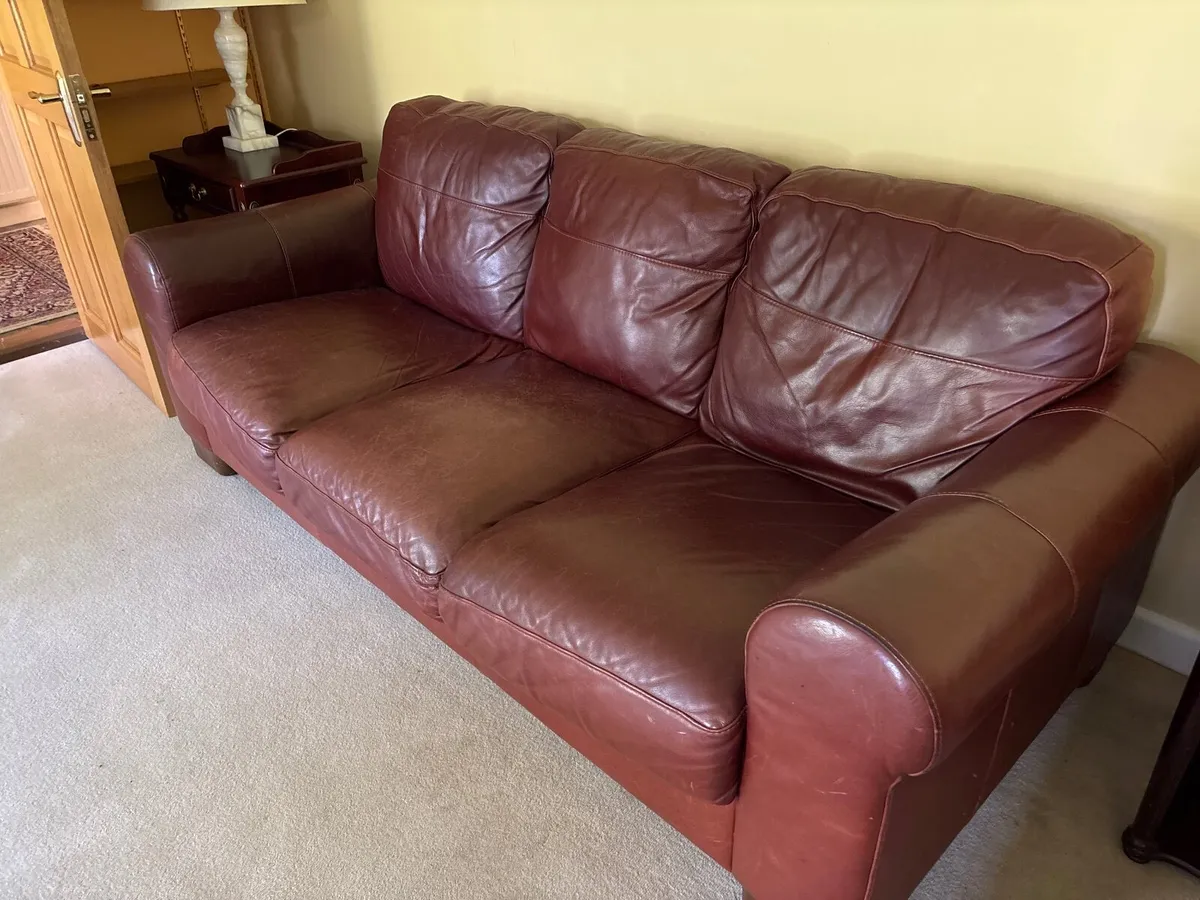 Leather Sofa - Image 2