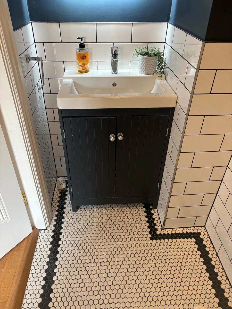 Solid Wooden Vanity Sink Unit - Image 1