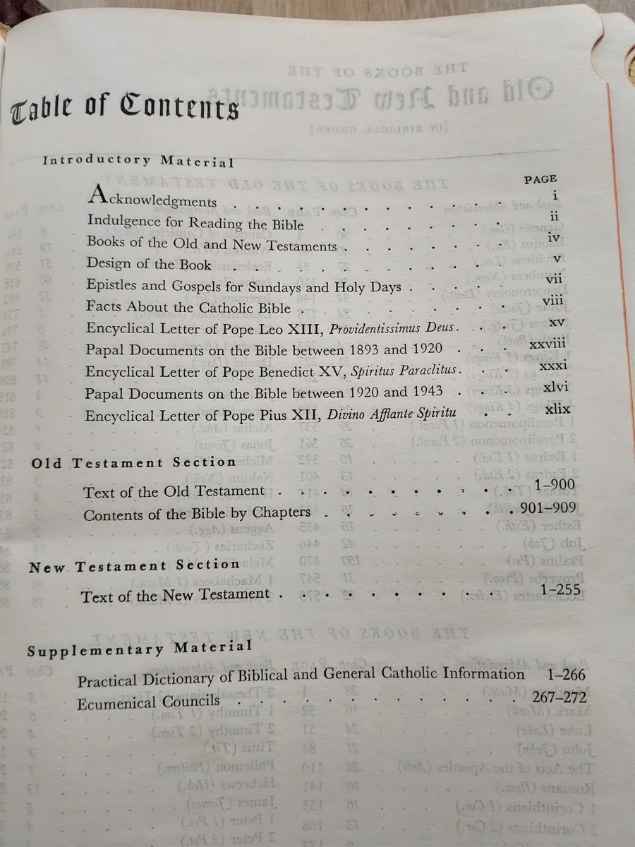 Holy Family Bible 1959 - Image 3