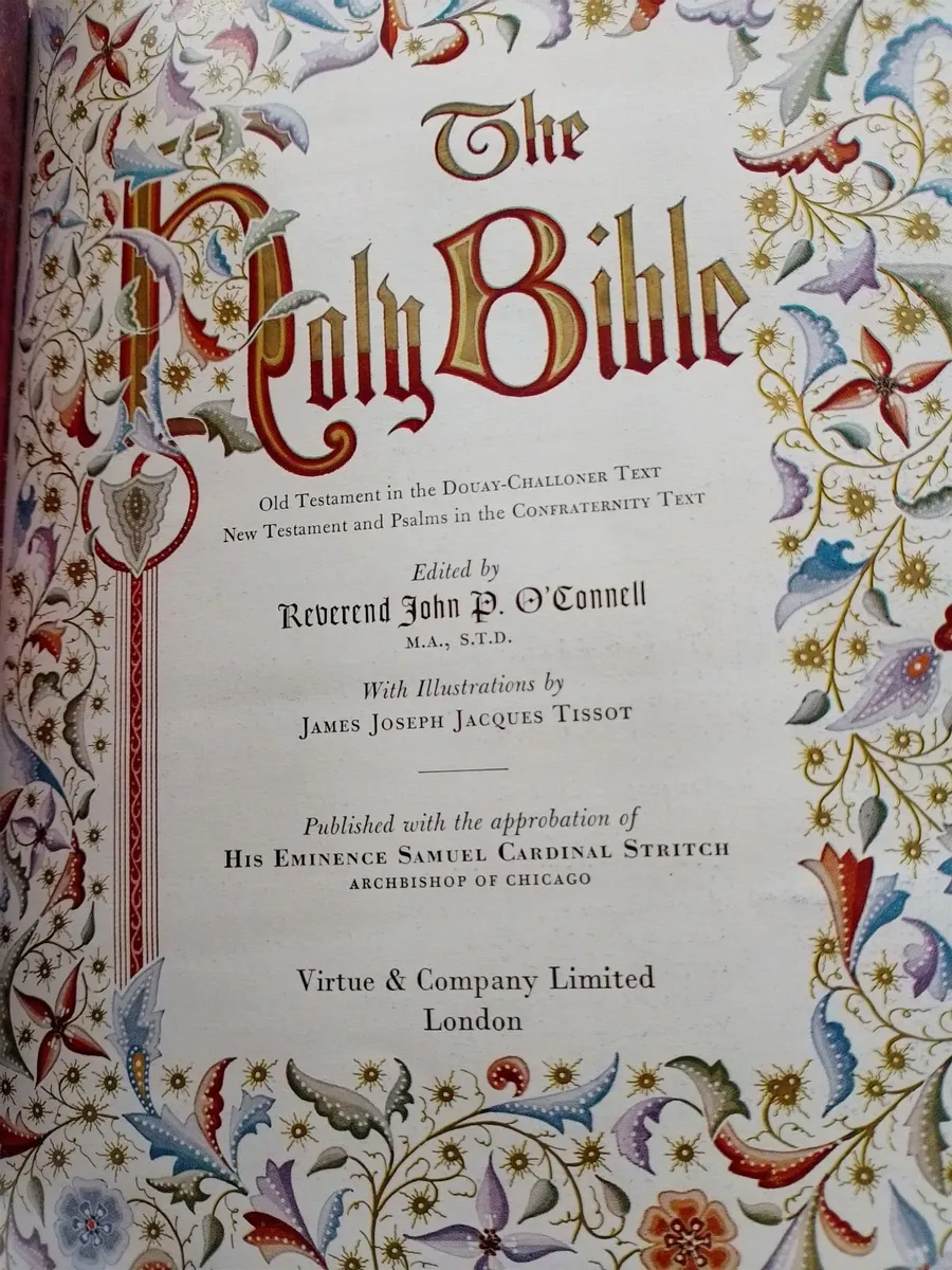 Holy Family Bible 1959 - Image 1