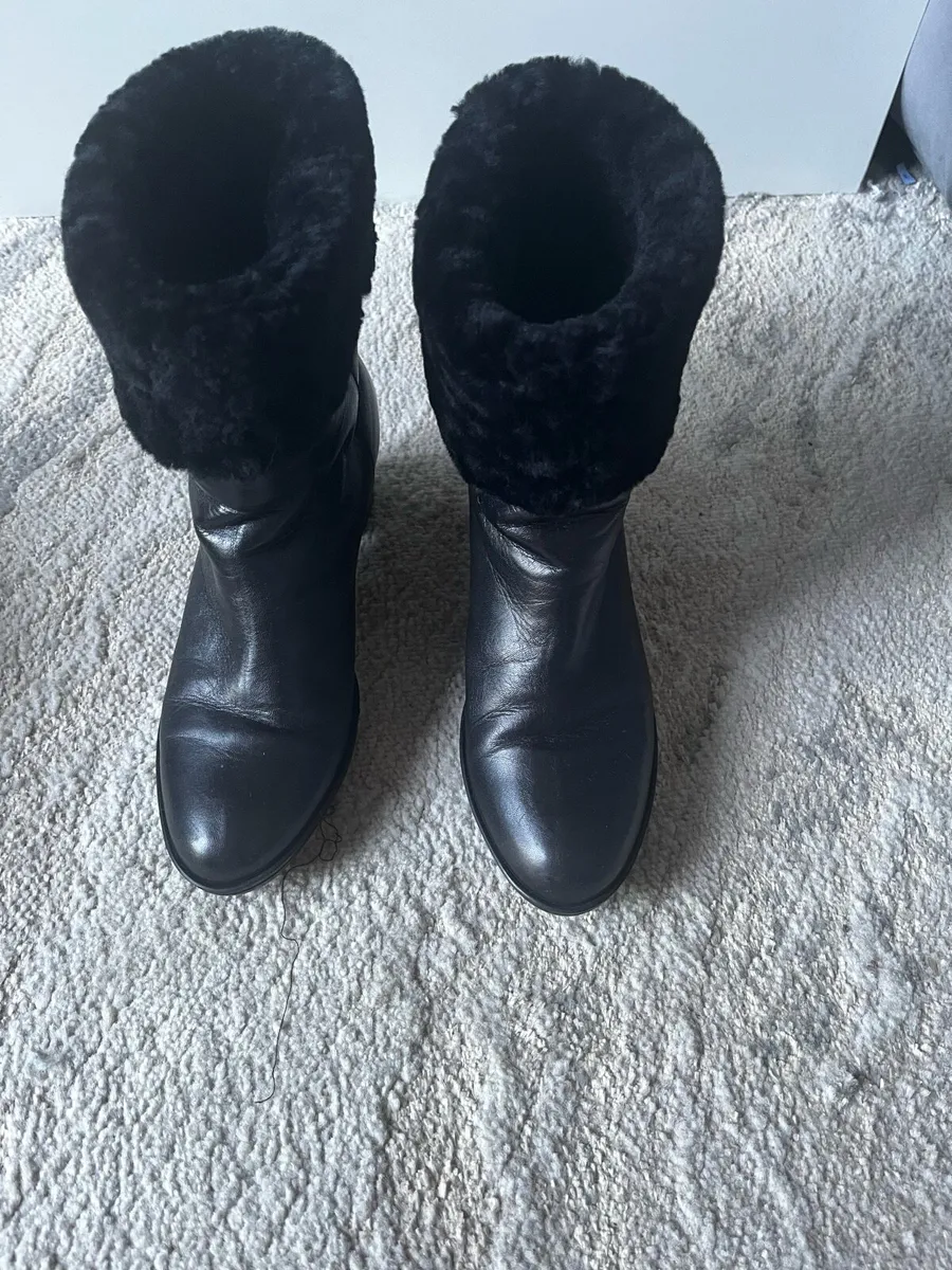 Salvatore Ferragamo leather boots - Image 4