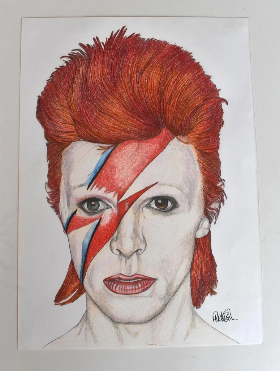 David Bowie - Aladdin Sane Portrait Music Artwork - Image 1
