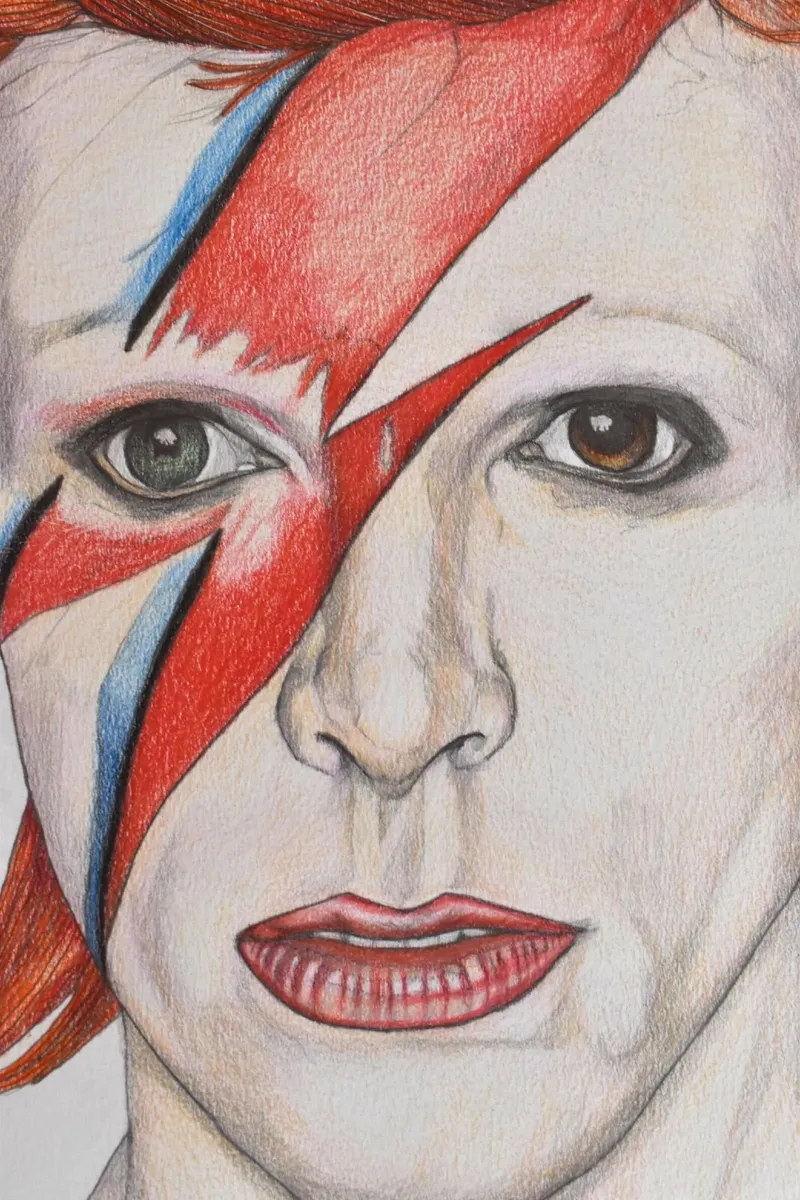 David Bowie - Aladdin Sane Portrait Music Artwork - Image 4