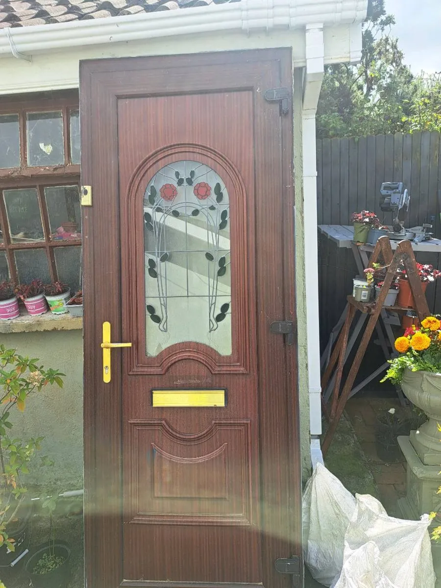 Brown pvc door - Image 1