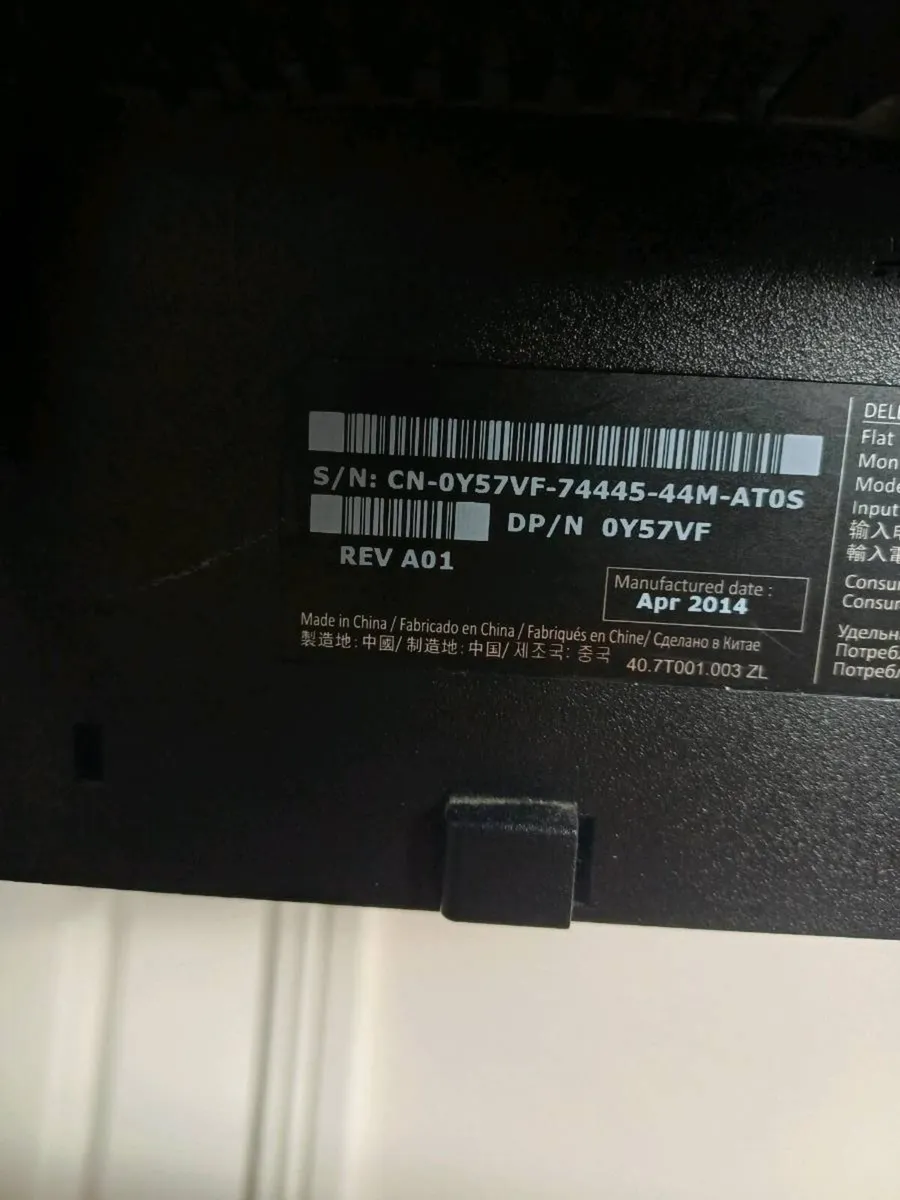22" Dell Flat Panel Monitor - Image 3