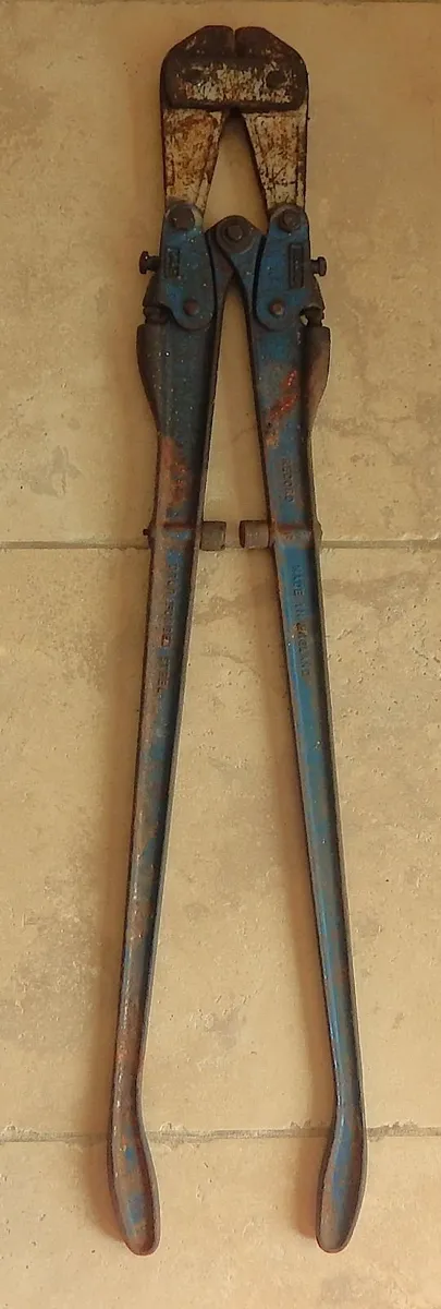 Vintage Large Record No 942 Steel Bolt Cutters - Image 1